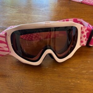 Scott Pink and White Kid's Winter Sports Goggles